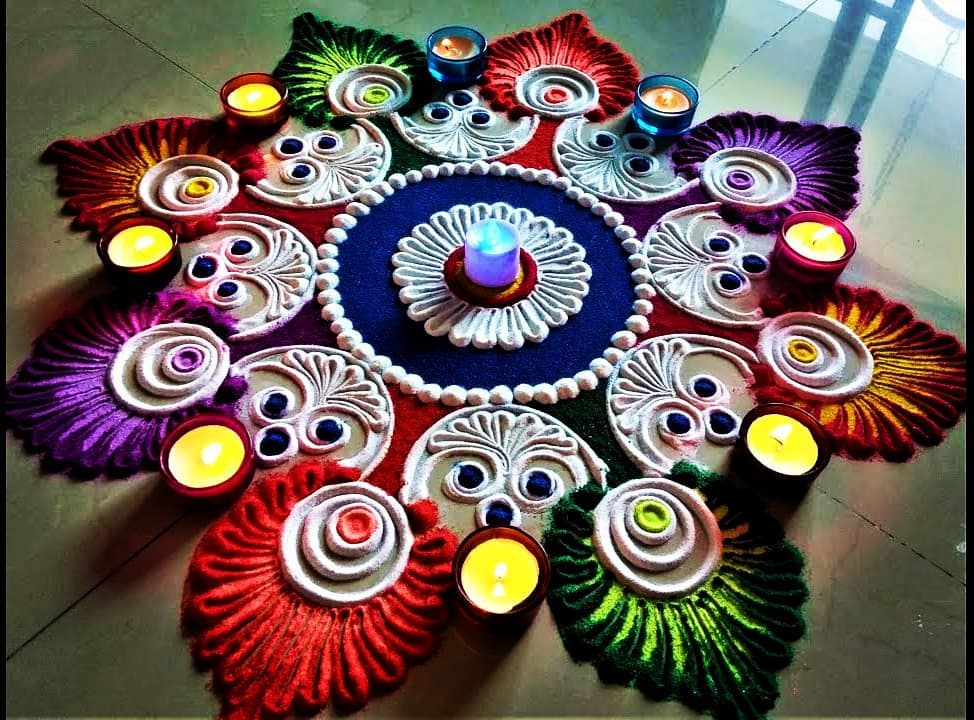 Rangoli designs for Diwali